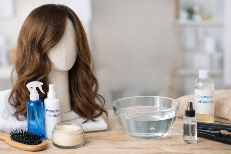 Cómo lavar una peluca de pelo natural