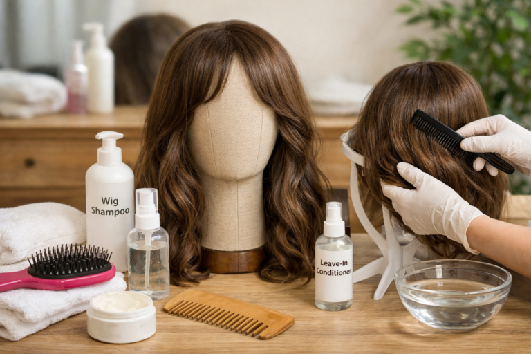 Mantenimiento para pelucas de pelo natural